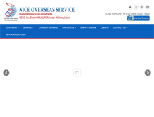 Tablet Screenshot of niceoverseasservice.com